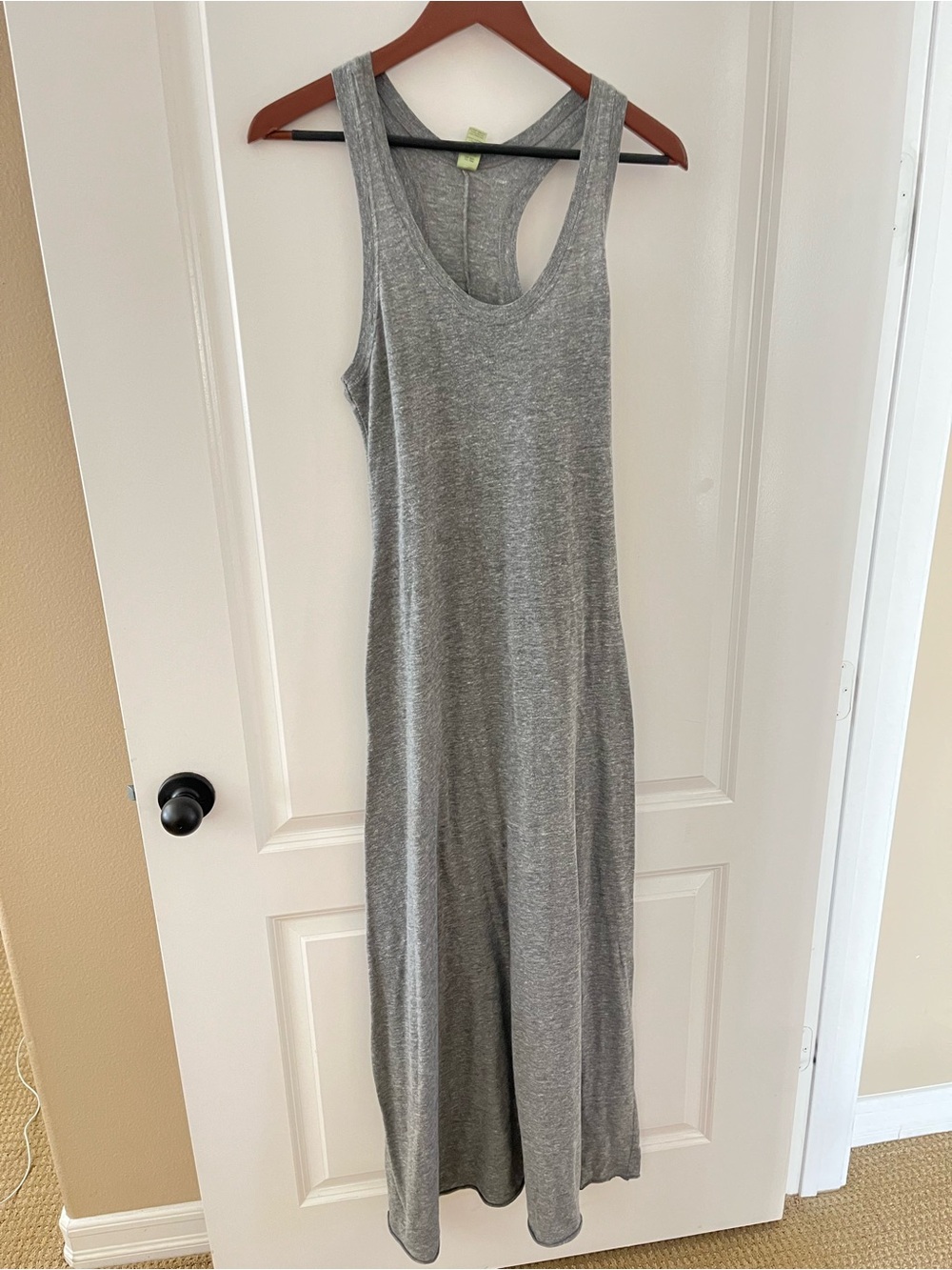 Alternative Apparel Grey Racerback Maxi Dress